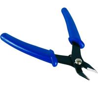 Small Wire Cutter Jewelry Wire Cutters Zip Tie Cutters Flush Cut Nippers Precision Micro Side Cutting Pliers for Crafting, 3D Print, Plastic Models, Jewelry, Electronics, Blue