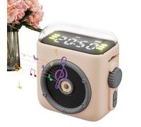 Small Wireless Speaker, Magnetic Music Player and Sound Machine - Speakers for Computer with Back Clip - for Study Room, Automotive, Picnic, Party, Travel, Seaside