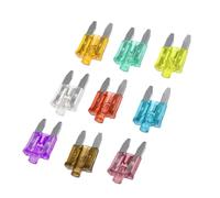Small With Light With Fusing Indication Automobile Fuse Small Sharp Foot Fuse For Automobile 5A ~ 40A 10Pcs(30A)
