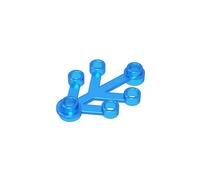 Small Wok Accessory, 50 Pieces-Compatible with Lego GDS-2065, Classic Moc Bulk Toys, Color:Transparent Dark Blue 43