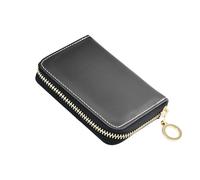 Small Womens Wallet RFID Blocking Card Holder Cute Leather Zipper Wallet with Coin Pouch Gray Tone Abstract Soft Blur