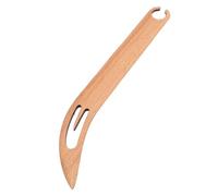 Small Wooden Beveled Inkle Weaving Shuttle, Handcrafted Knitting Weaving Loom Tools Shuttle for Weaving DIY Craft Weaving Accessories (Bend Head Pattern)