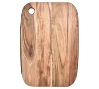 Small Wooden Cutting Board for Kitchen with Hanging Khaki 15.7x11.8x0.59in | Natural Hardwood Construction, Dual-Purpose Cut/Serve Design, Space-Saving Hang Hole, Ideal for Fruits, Bread, Baby Food