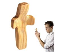 Small Wooden Decoration, Portable Holding Decoration, Prayer Decoration, Christian Decoration, Hand Decoration for Church, Religious Occasions, Communion
