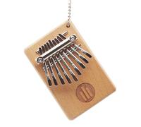 Small Wooden Thumb Piano 9-Key Steel Tiny Kalimba Musical Instrument for Kids Adults Beginner Daily and Travel Relaxing Portable Finger Kalimba