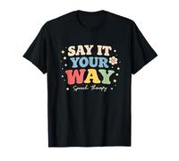 Small Words Big Wins | Cute Kawaii Speech Therapy SLP T-Shirt