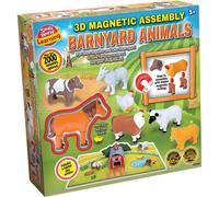 Small World Toys 3D Magnetic Assembly Barnyard Animals | Size: 1 Pack Small World Toys Multicolor 1 Pack