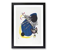 Small Worlds Ii by Wassily Kandinsky Framed Print | A2 Black Framed Wall Art | Ready to Hang | Modern Nature Picture | Living Room Bedroom Lounge Office