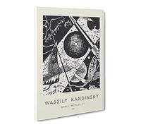 Small Worlds Vi By Wassily Kandinsky Canvas Print | Gallery Wrapped 30mm Frame Wall Art | 24x16 inches | Ready to Hang | Classic Picture | Living Room Bedroom Lounge Office