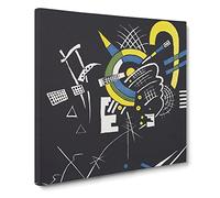 Small Worlds Vii by Wassily kandinsky Canvas Print | Gallery Wrapped 30mm Frame Wall Art | 20x20 inches | Ready to Hang | Classic Picture | Living Room Bedroom Lounge Office
