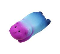 Small Wrist Rest Mouse Pad, Mini Cute Pig Ergonomic Mousepad Memory Foam Design Pig Shape Wrist Support Pillow Rest Cushion Mat for Office Computer Laptop,Comfortable and Pain Relief(Starry Sky)