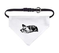 Small 'Yorkshire Terrier Sleeping' Dog/Cat/Pet Bandana (PD00063157)