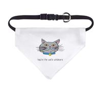 Small 'You're The Cat's Whiskers' Dog/Cat/Pet Bandana (PD00063749)