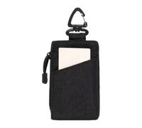 Small Zipper Wallet - Oxford Fabric, Compact Storage Case With Mini Waterproof Zipper | Durable Portable Card And Coin Holder, Lightweight Wallet Organizer, Black, Consulte la descripción, See