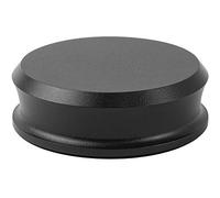 SmallBen Record Weight Stabilizer with Protective Leather Pad - 9-Ounce Vinyl Turntable Weight - Durable & Stylish LP Stabilizer - Fits Any Turntable - Black Matte