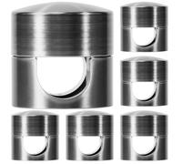 SmallCat 6 Sets Charger Holders for Cords, Black Adjustable Cable Anchor Holders, Adhesive Metal Cord Clips, Cable Management Wire Organizers for Desk, Office, Nightstand