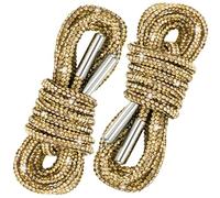 SmallCat Rhinestone Shoelaces Ropes, Glitter Shoe Strings for Sneakers, Bling Drawstring Cords Replacement Accessories, Gold-47", 47", 120cm