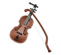 Smallest Violin - Miniature Musical Instrument Polished Mini Violin Figure | Small Collectable Toy for Kids to Display at Home, Classroom