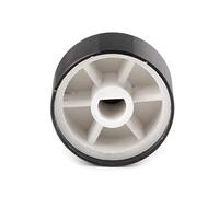 smallJUN 2pcs 25 x 13 mm D-Axis Potentiometer Rotary Knob Encoder Volume Control for Speaker Amplifier Audio HiFi Half Axis Aluminium Knob Black