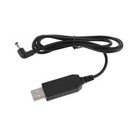 smallJUN USB 5V to 12V 4.0x1.7mm Power Supply Cable for Echo Dot 3rd Router LED Speaker Black