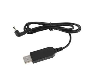 smallJUN USB 5V to 12V 4.0x1.7mm Power Supply Cable for Echo Dot 3rd Router LED Speaker Black
