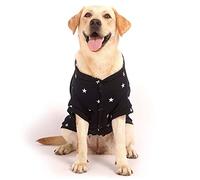 SMALLLEE_LUCKY_STORE Star Print Pet Fleece Sweatshirt Jumper Sweater for Small Medium Dogs Boy Girl Crewneck Soft Warm Winter Coat Puppy Labrador Clothes,Blue 5XL