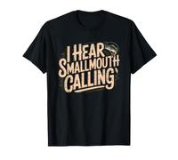 Smallmouth Bass Calling Outdoors River Nature Fisher T-Shirt