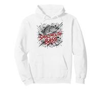 Smallmouth Bass River Monster Hooked you Up Fishing Pullover Hoodie