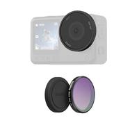 SMALLRIG 1/4 Black Mist Snap-On Filter for DJI Action 6 w/Cover-6086 | Black Diffusion 1/4 Filter, Includes Silicone Cover and Cleaning Cloth, HD Optical Glass, Multi-Coated