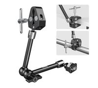 SMALLRIG 11 Inch Magic Arm with Crab-Shaped Clamp, Arm with 1/4"-20 Screw and Retractable Pins, for Action Cameras, Monitors, Video Lights, and Microphones - 5311