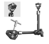 SMALLRIG 11" Magic Arm Clamp with 1/4"-20 Screw & Retractable Pins - 5311 | for Action Cameras, Monitors, Lights, and Microphones