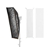 SMALLRIG 12'' x 47'' Quick Release Softbox Bowens FS-30120 with Diffuser/Honeycomb Grid/Bag, Softbox Compatible with SmallRig RC 220 pro, for Bowens Mount COB Lights, for Godox for Neewer -5370