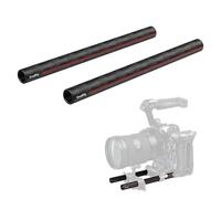 SMALLRIG 15mm Carbon Fiber Rod for 15mm Rod Support System, 8 inches Long, for Rod Clamps, Matte Box and Follow Focus, Pack of 2-5211