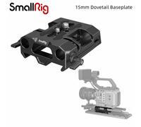SmallRig 15mm Dovetail Baseplate w/ Dual 15mm LWS Rod Clamp for ARRI Dovetail