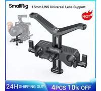 SmallRig 15mm LWS Universal Lens Support With 15mm Rod Clamp For Camera Lens Y-Shaped Bracket With 53.5mm Adjustment -2681