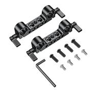 SMALLRIG 15mm Rods Clamp with 1/4''-20 Threads, 2 Pack - 2061 | For Shoulder Rig Support System