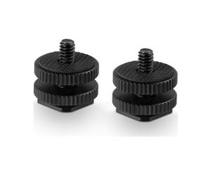 SmallRig 1631 Cold Shoe Adapter with 3/8" to 1/4" Thread 2pcs.