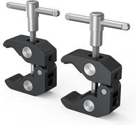 SMALLRIG 2 Pack Super Clamp W/1/4" and 3/8" Threads, Camera Clamps Clip Mount Cr