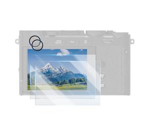 SMALLRIG 2Pack Screen &Viewfinder Protector for FUJIFILM X-E5, 0.3mm Ultra-Thin Tempered Glass Cover, 2.5D Round Edge, Anti-Scratch,Including Suction Stick, Cleaning Tools, Cleaning Tool - 5988