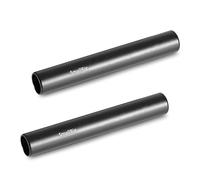 SMALLRIG 2pcs Aluminum Alloy 15mm Rod M12 Thread 4 Inch-1049 | Made of Aluminum Alloy with M12 Inner Thread, Each Rod is 4 Inches (10cm) Long, Pack of 2