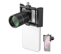 SMALLRIG 2X Magnification Telephoto Lens & Macro Kit for iPhone - 5334 | 17/16/15 Pro Max, Optical Zoom Teleconverter with 2 Macro Lenses, Compatible with Smartphone 4x/5x/8x Telephoto Camera