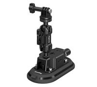 SMALLRIG 3x6'' Car Suction Cup Mount for Action Cameras - 5842 | Manual Pump Lock Suction Pad, Dual Ball Head Magic Arm, Windshield Mount for DJI Action 6/5 Pro for Insta360 X6/X5, for GoPro