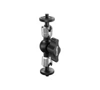 SMALLRIG 4.3" Mini Magic Arm, 6.6lb Static Load - 6509 | Compact Magic Arm for Monitors & Lights, 360°Ball Head Adjustment, Aluminum with Safety Washer for Scratch Protection