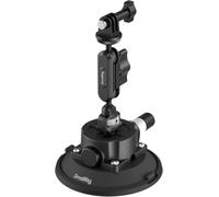 SMALLRIG 4.5" Suction Cup Mount with Ball Head Magic Arm - 5855B | Camera Mounts on Car Windshield or Window, Fits for Action Cameras, for Action 6/5 Pro/4, for Insta360 X6/X5, for GoPro 13/12