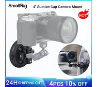 SmallRig 4/6″ Suction Cup Camera Mount for Cameras Holder on Car Window Windshield for Sony DLSR Vehicle Shooting Vlogging -4122 4 inches 4122