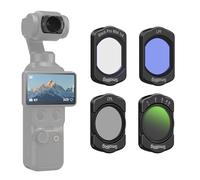 SMALLRIG 4-Pack Filter Set for DJI Pocket 4/3 CPL/ND/LPR/Mist-5833 | Includes CPL, 1/4 Black Diffusion, Variable ND2-32, and LPR Filters, HD Optical Glass, Multi-Coated