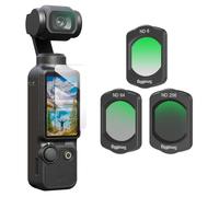SMALLRIG 4-Piece Magnetic ND Filter Set for DJI Pocket 3-4774 | Includes ND8, ND64, ND256 Multi-Coating Filters and Screen Protector, for Outdoor Lens Protection and Exposure