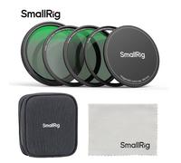 SmallRig 5-in-1 Magnetic 67mm Lens Filter Kit: VND + CPL + Black Mist 1/4 Set
