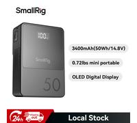 SmallRig 50Wh (3400mAh) V Mount Battery VB50 Support 45W PD USB-C Fast Charging