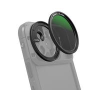 SMALLRIG 52mm Magnetic Circular Polarizer for iPhone Phone Cage With M Mount Adapter, HD Optical Glass CPL Kit - 4388B